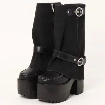 YOSUKE/요스케 통굽 커버 숏부츠