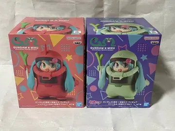 GUNDAM x MIKU 피규어 2종 세트 미쿠 샤아 아가쿠루미