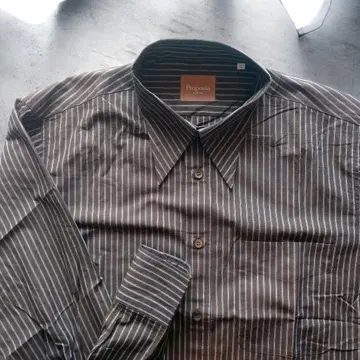 더반 프로포스타 남성용 긴팔 스트라이프 셔츠/L