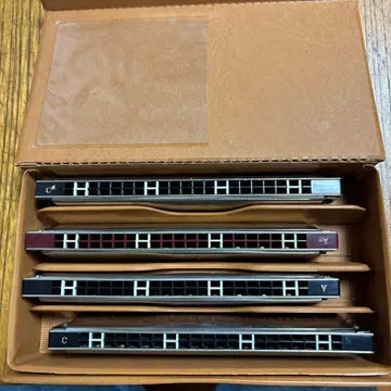 SUZUKI 하모니카 4개 세트