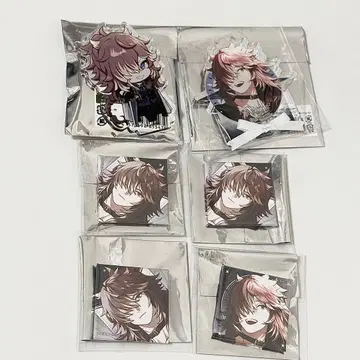 OVER REQUIEMZ SD 캐릭터 아크릴 스탠드 아크릴 키링 세트