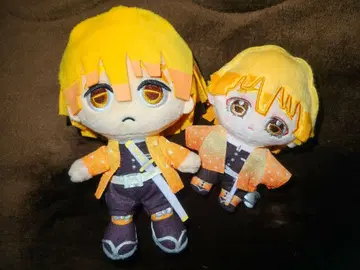 귀멸의 칼날 아가츠마 젠이츠 이츠누이 USJ 콜라보 봉제 인형 세트