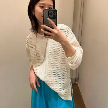 Jena espace merveilleux 2WAY 기마 스카시 니트