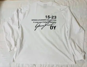 OPENYARD 15-23 긴팔T셔츠 화이트 사이즈2