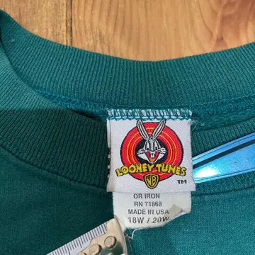 90s USA제 루니툰 워너 브라더스 맨투맨 XL 상당