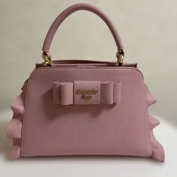 사만사 베가 리본 포함 핑크 숄더백