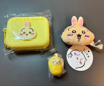 치이카와 토끼 굿즈 3세트 미니 파우치 코인 케이스 마스코트