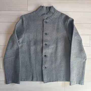 45rpm 융모 울 스탠드 카라 자켓