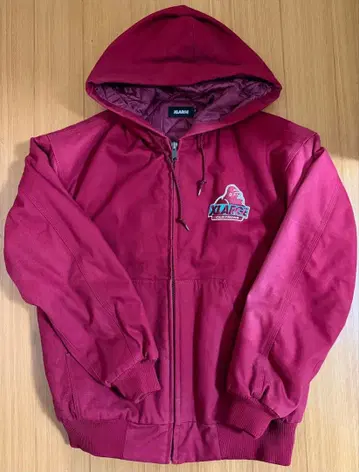 XLARGE 레드 후드 부착 자켓 M