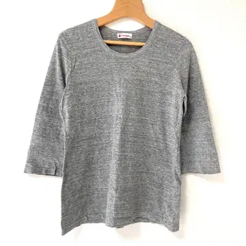 45R 45rpm 그레이 반소매 상의 코튼 혼방 3