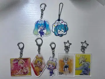 카가미네 린 카가미네 렌 하츠네 미쿠 아크릴 키링 묶음 판매
