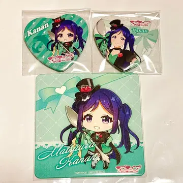 Aqours 마츠우라 카난 22 카레 캔뱃지 코스터