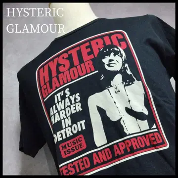 새상품급 HYSTERIC GLAMOUR 티셔츠 블랙 L 사이즈 히스걸