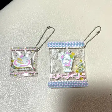 헤이세이 레트로 당시 물품 키링 산엑스 냥냥냥코