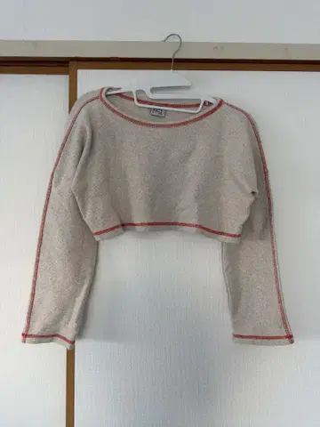 baserange NAPE CROP PULLOVER 맨투맨 XS