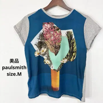 새상품급 paulsmith 플라워 프린트 T셔츠