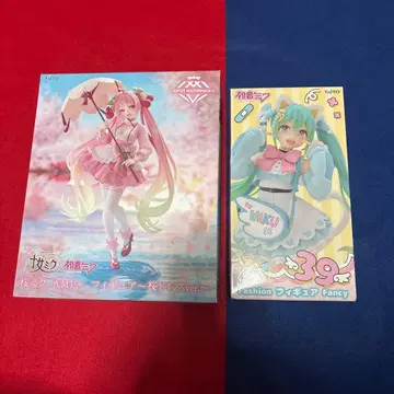 하츠네 미쿠 벚꽃 미쿠 Fashion Fancy 피규어 2개 세트