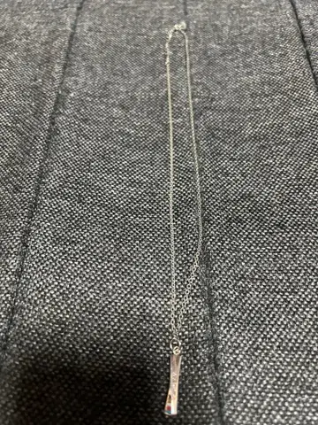 Paul Smith 실버 바 목걸이