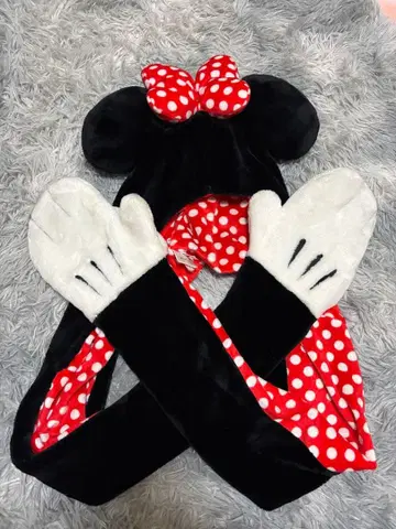 미니 마우스 후드캡 장갑 포함