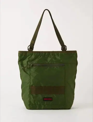 새상품급 BRIEFING 토트백 카키 올리브 그린 브리핑