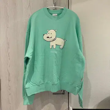 ReinSein 민트 맨투맨 정한 착용