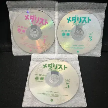 메달리스트 DVD 6권 전권 세트 애니메이션 츠루마 이카다 디스크만