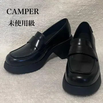 [CAMPER] 미사용급 Thelma 통굽 가죽 로퍼 36