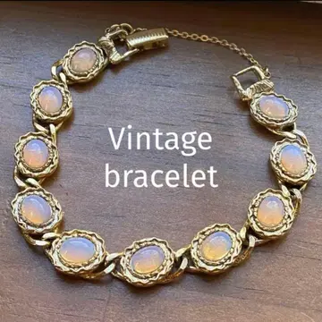 모네 로즈쿼츠 펄 팔찌 빈티지 팔찌