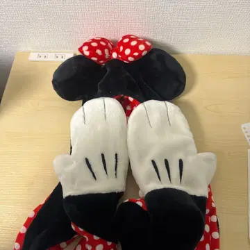 미니 마우스 플리스 캡