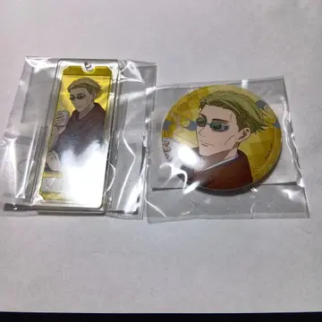 마루쿠지 주술회전 일본 의류 스타일 나나미 켄토 캔뱃지 아크릴 키링