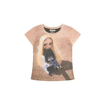 Coyseio 브라이스 인형 프린트 반팔 T셔츠