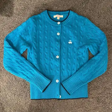 Brooks Brothers 터콰이즈 가디건 XS