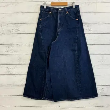 새상품급 리바이스 엔지니어드 진 25 S 입체 재단 데님 와이드 파랑