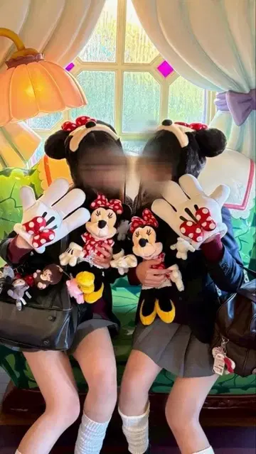 미니 마우스 장갑 양손! 디즈니