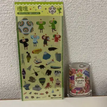 왕자 카타마리 mitamemo 캔뱃지와 스티커 미사용 새상품