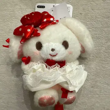 산리오 봉봉리본 스위트 케이크 봉제 인형 키링