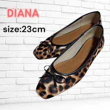 DIANA 다이애나 플랫슈즈 발레 슈즈 레오파드 23cm