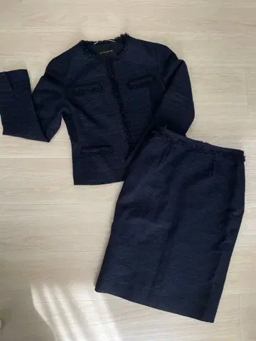 UNITED ARROWS 네이비 트위드 셋업