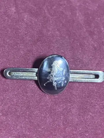 장식 포함 넥타이핀 warrior design S925