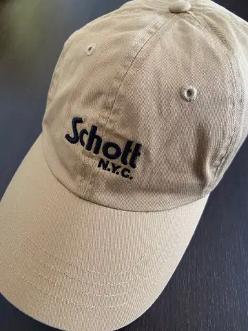 Schott 야구 모자 베이지