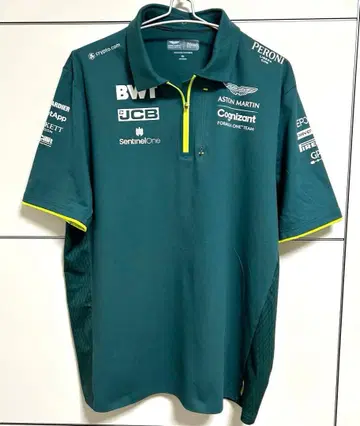 [ 새상품급 ] 애스턴 마틴 F1 팀 공식 피케 셔츠 2XL