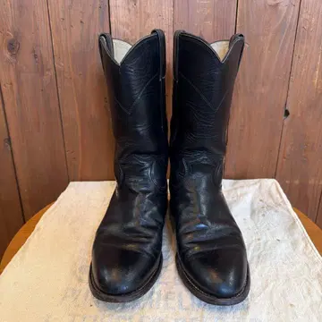 Justin 저스틴 USA제 로퍼 부츠 웨스턴 부츠 블랙