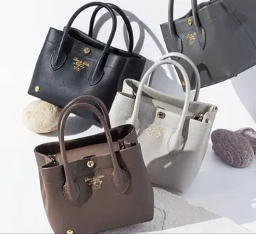 택 포함 새상품 ADMJ 슈링크 엠보 토트백 큐브 미니 시로가네