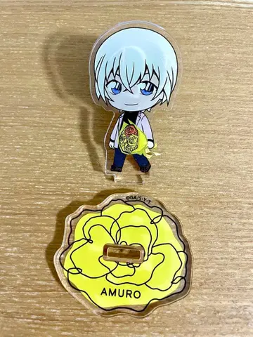 명탐정 코난 아무로 토오루 블라인드 미니 아크릴 스탠드 클립 꽃다발