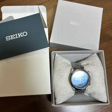 SEIKO 블루 다이얼 시계
