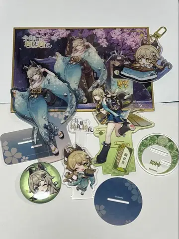 원신 키라라 올해도 키라키라 우체국 콜라보 굿즈 세트