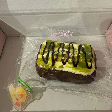 버블 랜드 말차 초코 케이크
