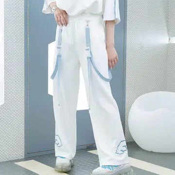 ACDC RAG 도트 고양이 팬츠 천사계 패션 스카이블루계