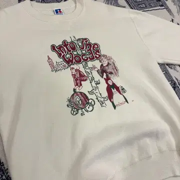 90s russel athletic 양면 프린트 이벤트 맨투맨 XL