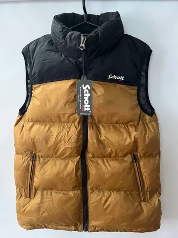 Schott N.Y.C. 퀼팅 베스트 택 포함 새상품 L